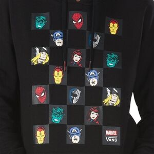 Vans Black Marvel Character Hoodie